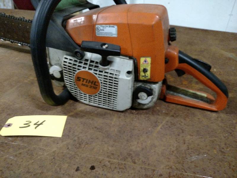 lot 34 image: Stihl MS310 20 Chainsaw, Works...