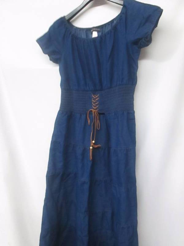 Wearabouts Tiered Denim Dress