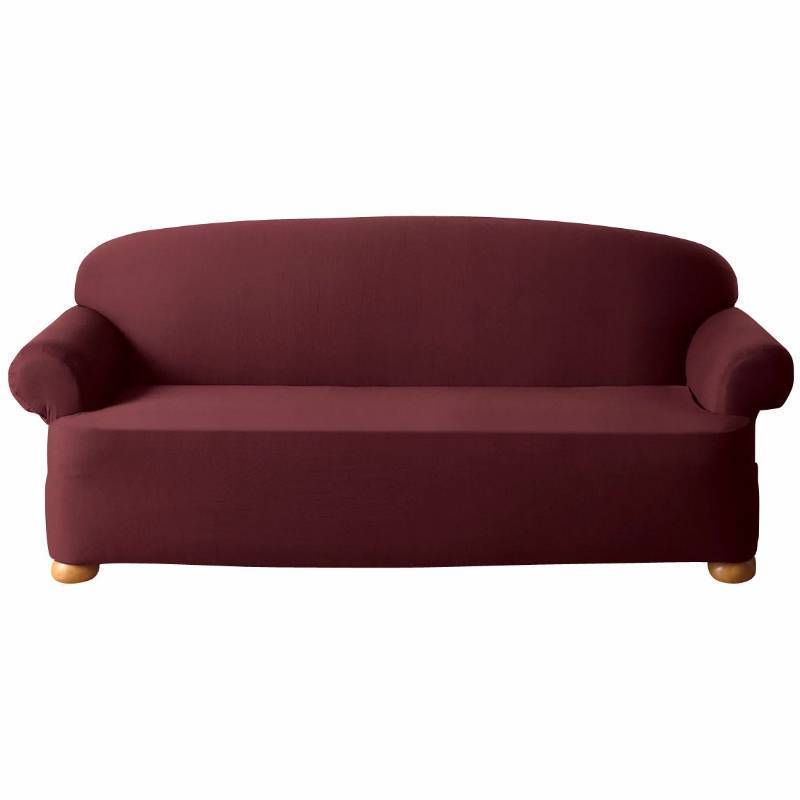 Madison Industries Solid Color Jersey Sofa & Loveseat Slipcovers