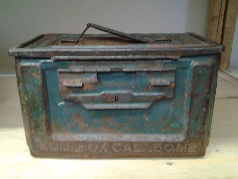 lot 45 image: Ammo Box (.50 Cal. M2)