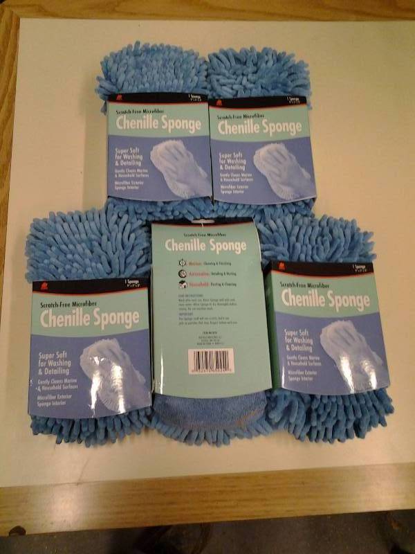 lot 71 image: 5-New Buffalo Brand Micro Fiber Sponges Chenille (Amazon $6.95 Each)