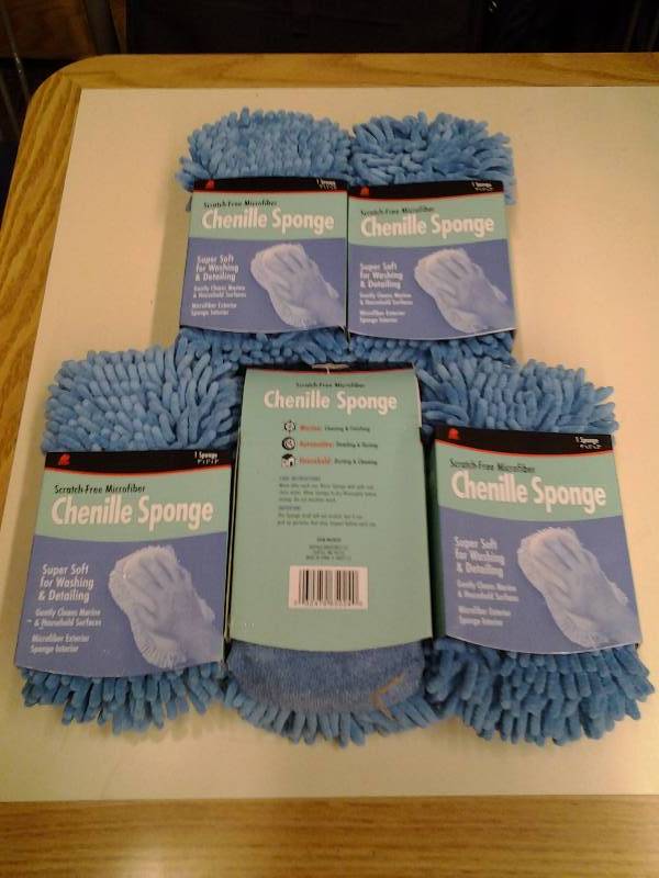 lot 85 image: 5-New Buffalo Brand Micro Fiber Sponges Chenille (Amazon $6.95 Each)
