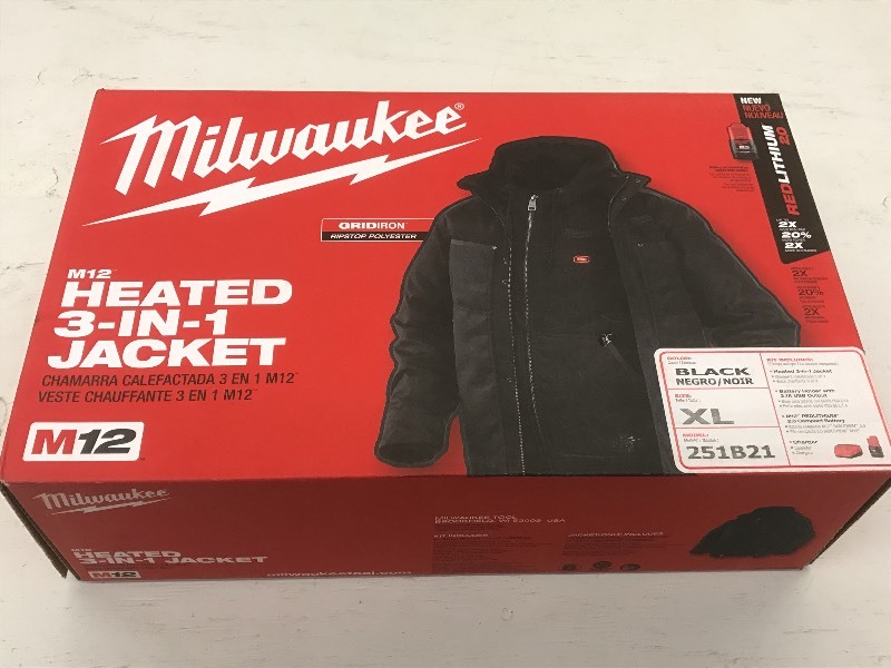 Milwaukee M12 3-In-1 Heated Jacket ...