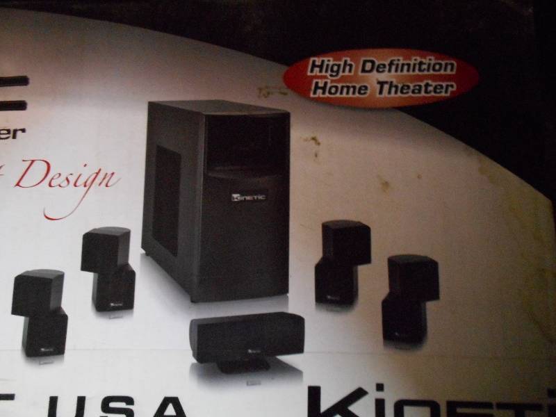 lot 89 image: KINETIC SURROUND SOUND SYSTEM