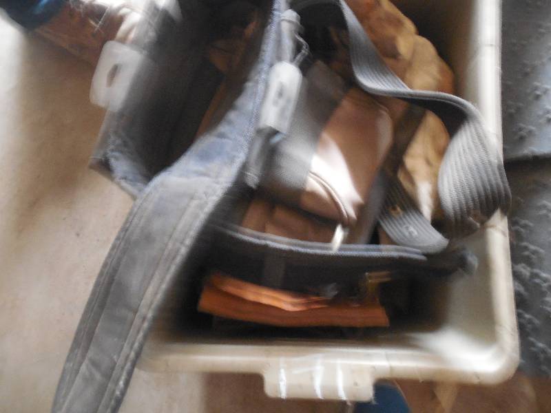 lot 171 image: TOTE OF TOOL BELTS