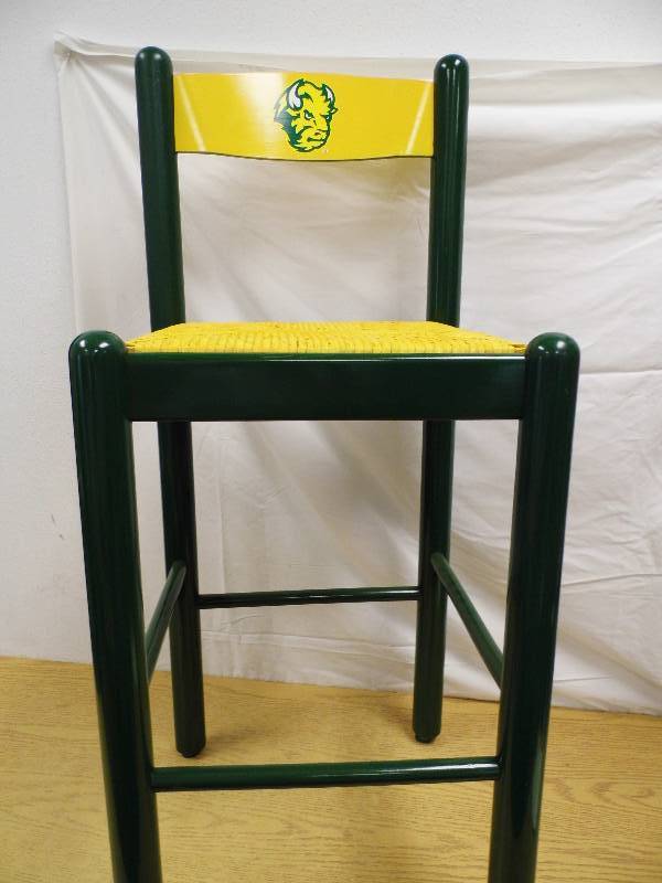 NDSU Bison Stool - Square Seat