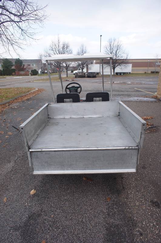 CLUB CAR TURF 2 CARRYALL WITH POWER DUMP BOX 48 VOLT UTILITY CART