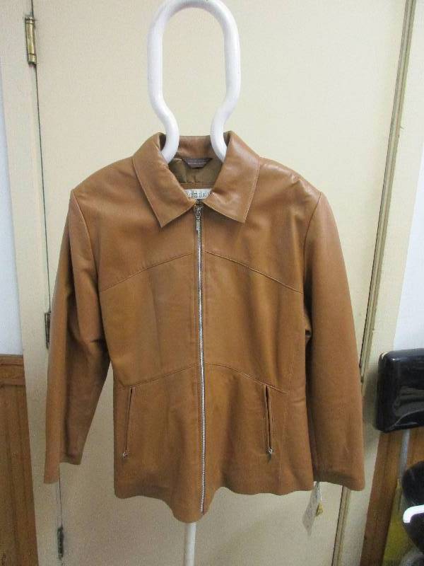Excelled leather coat Tan dyed lamb (medium)