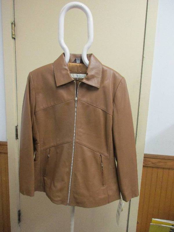 Excelled leather coat Tan dyed lam (x-large)