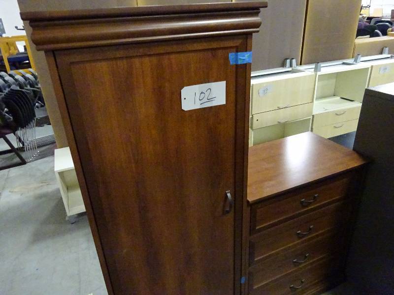 Wardrobe, 4 Drawer Chest