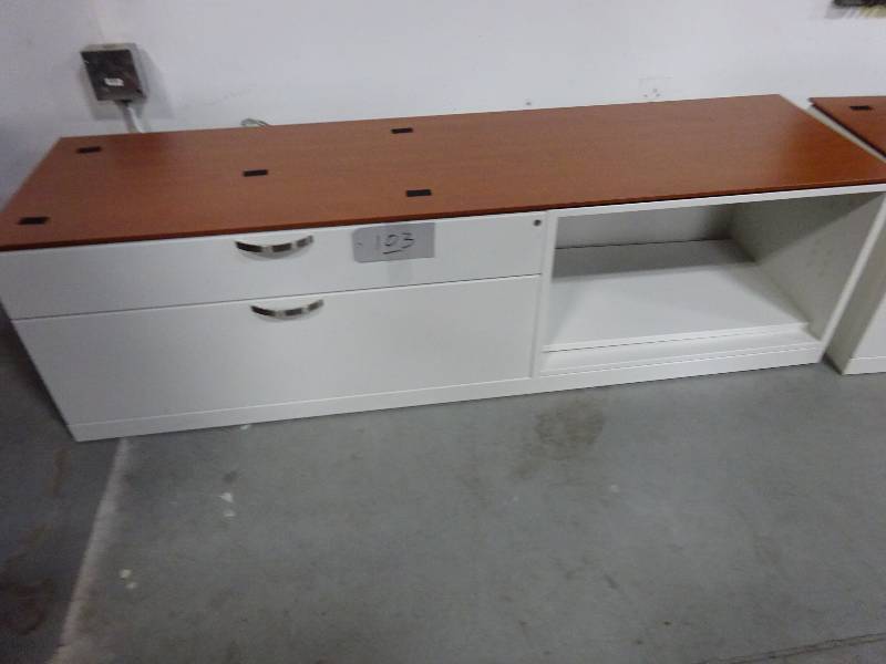 Low Long White BenchFile