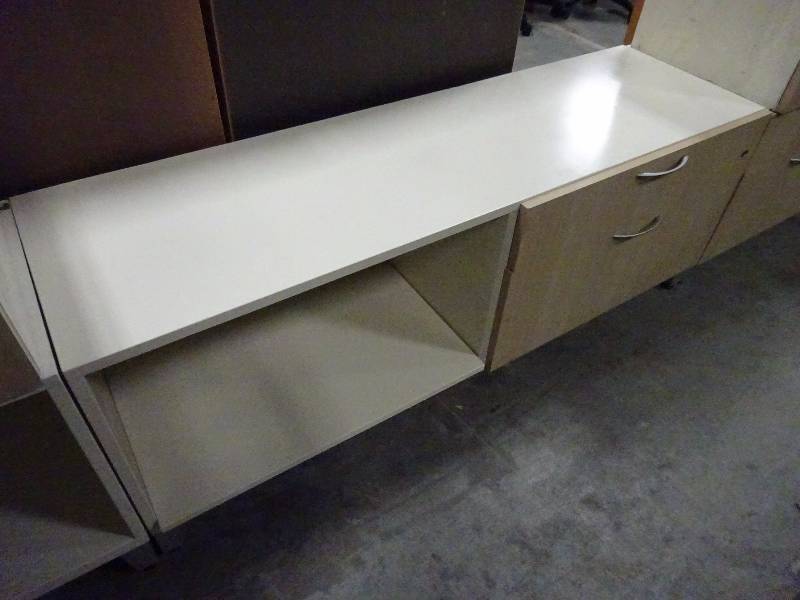 Pair Low 2 Drawer Credenzas