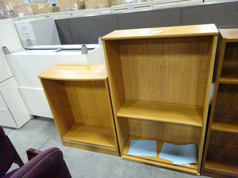 Two Smaller Blond Shelves