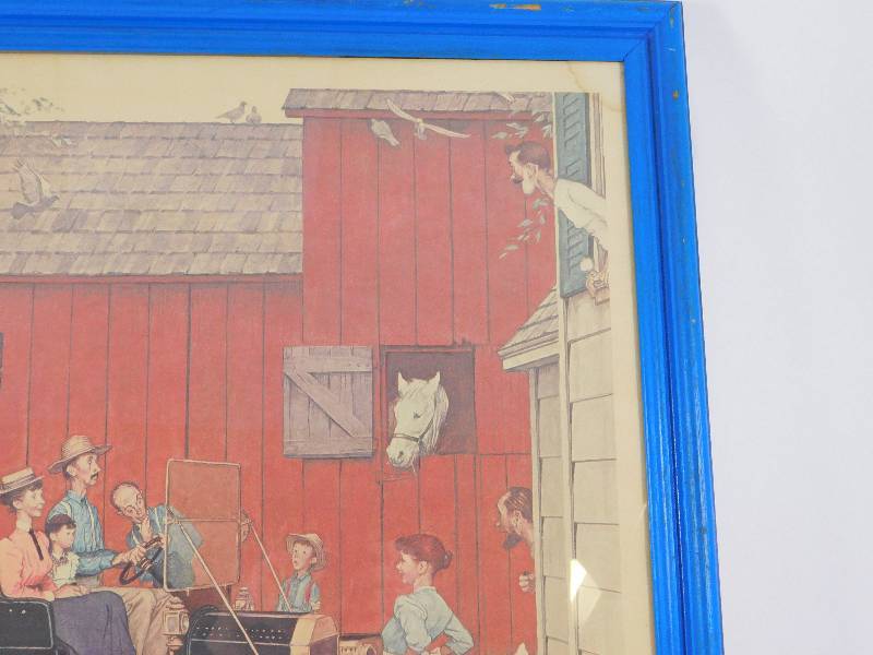 Norman Rockwell Framed Print 