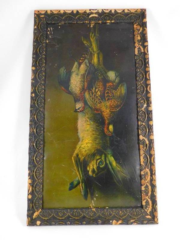 lot 23 image: Bobwhite and Cotton-Tail Vintage Framed Print by Le Roy