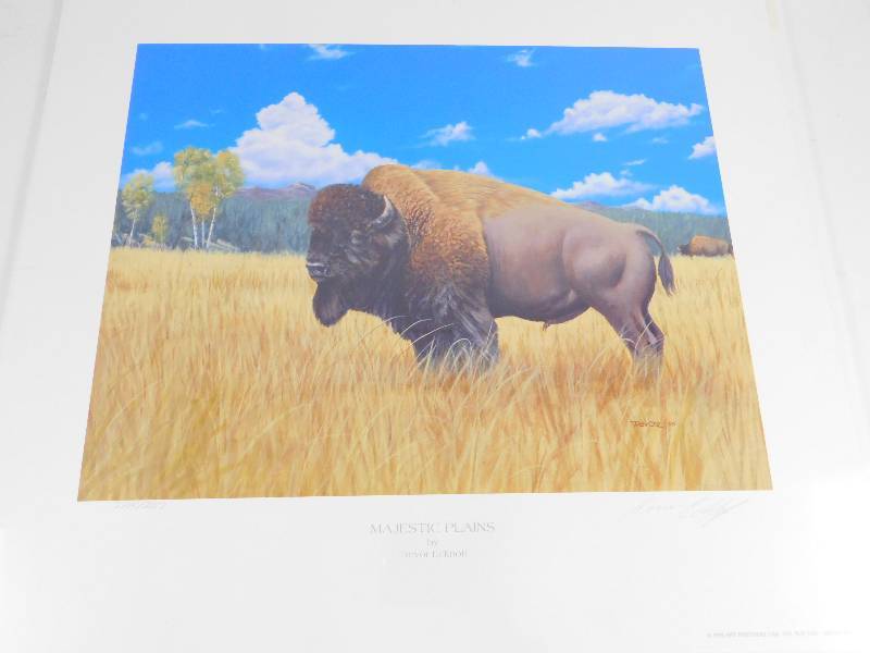 lot 25 image: Majestic Plains Print by Trevor Eckhoff