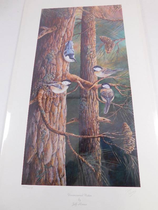 lot 26 image: Unannounced Visitor Print by Jeff Renner