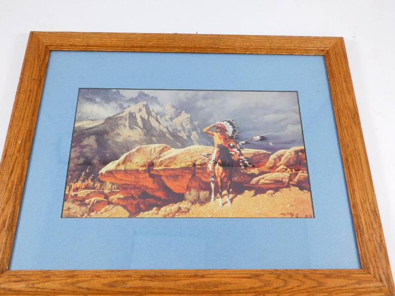 lot 37 image: From the Rim Framed Print by Frank McCarthy