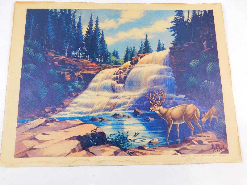 lot 39 image: Vintage Print