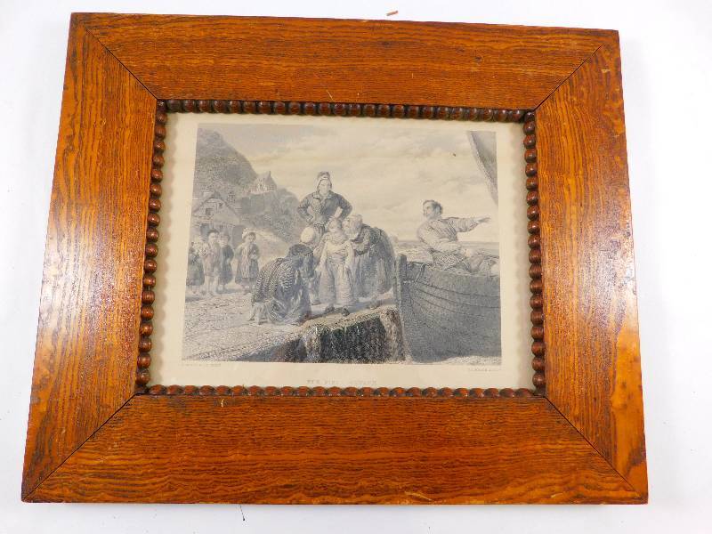 lot 44 image: Framed Lithography Print The First Voyage