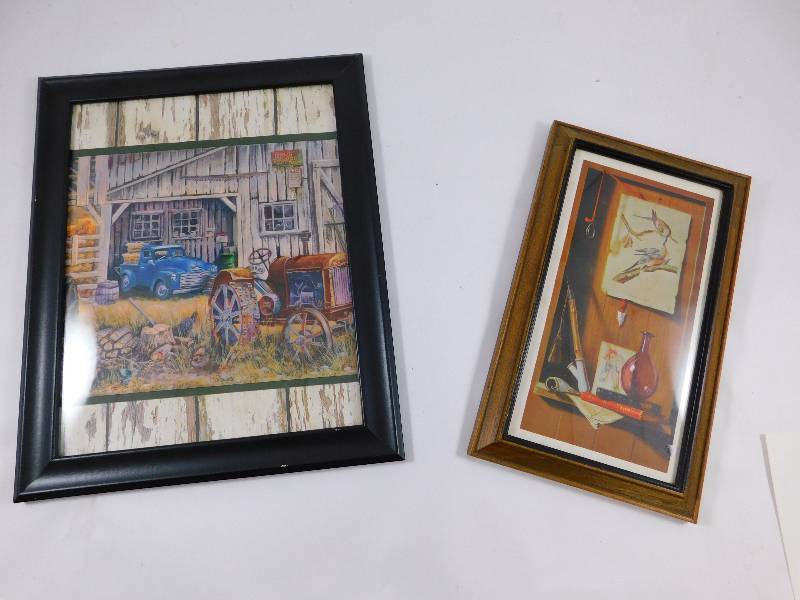 lot 53 image: Lot of 2 Framed Prints
