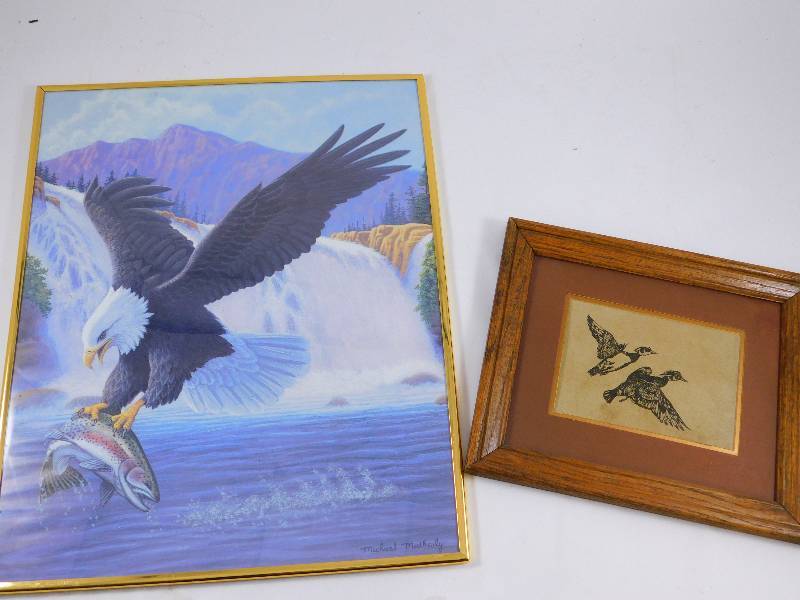 lot 55 image: Lot of 2 Framed Prints