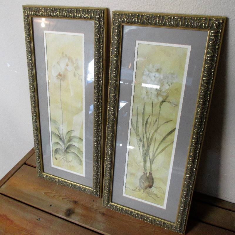 TWO WALL PAINTINGS