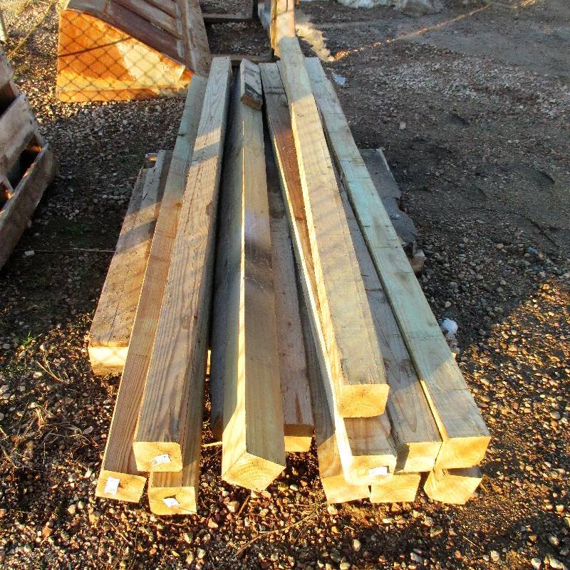 4X4X8 TREATED POSTS