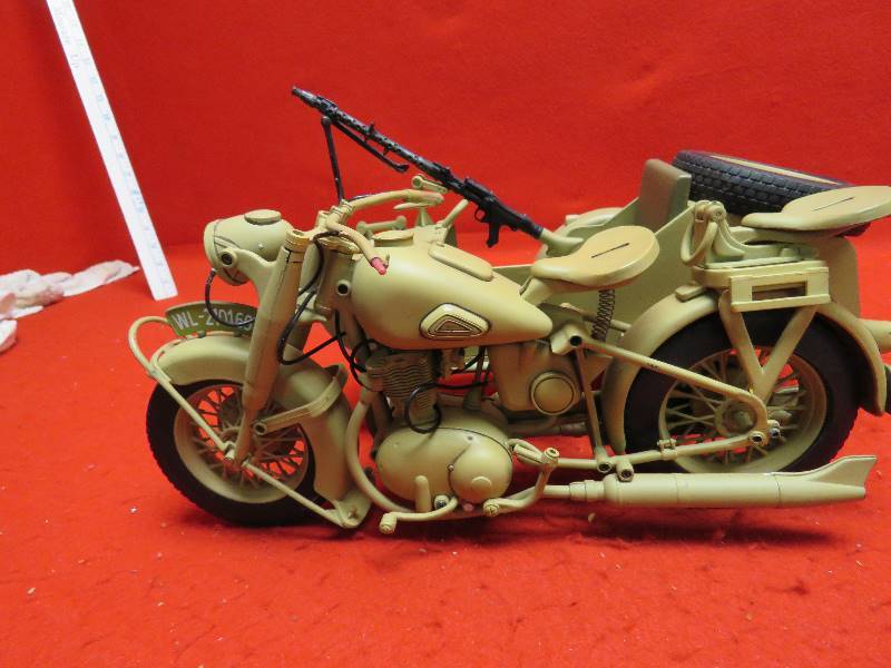 Vintage Army Motorcycle