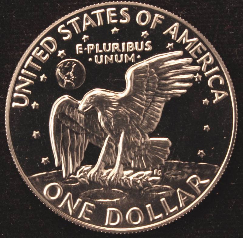 lot 39 image: 1977 PROOF EISENHOWER DOLLAR