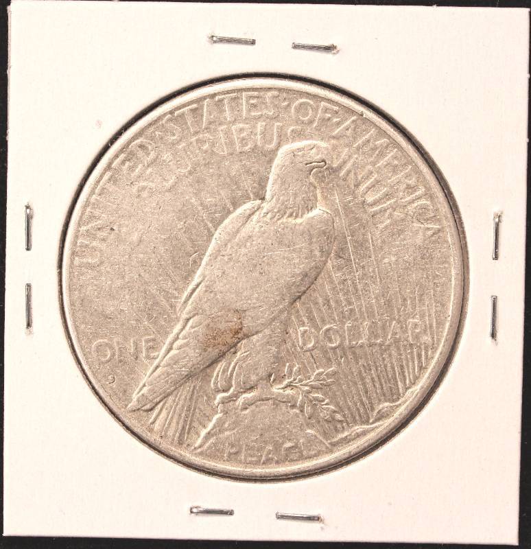 lot 41 image: 1928-S PEACE SILVER DOLLAR VF