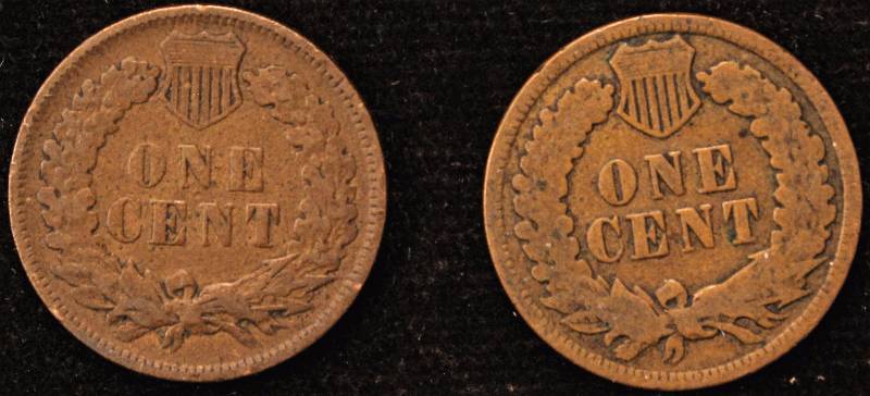 lot 52 image: GROUP OF 2 INDIAN HEAD CENTS 1902-1905 VG-F