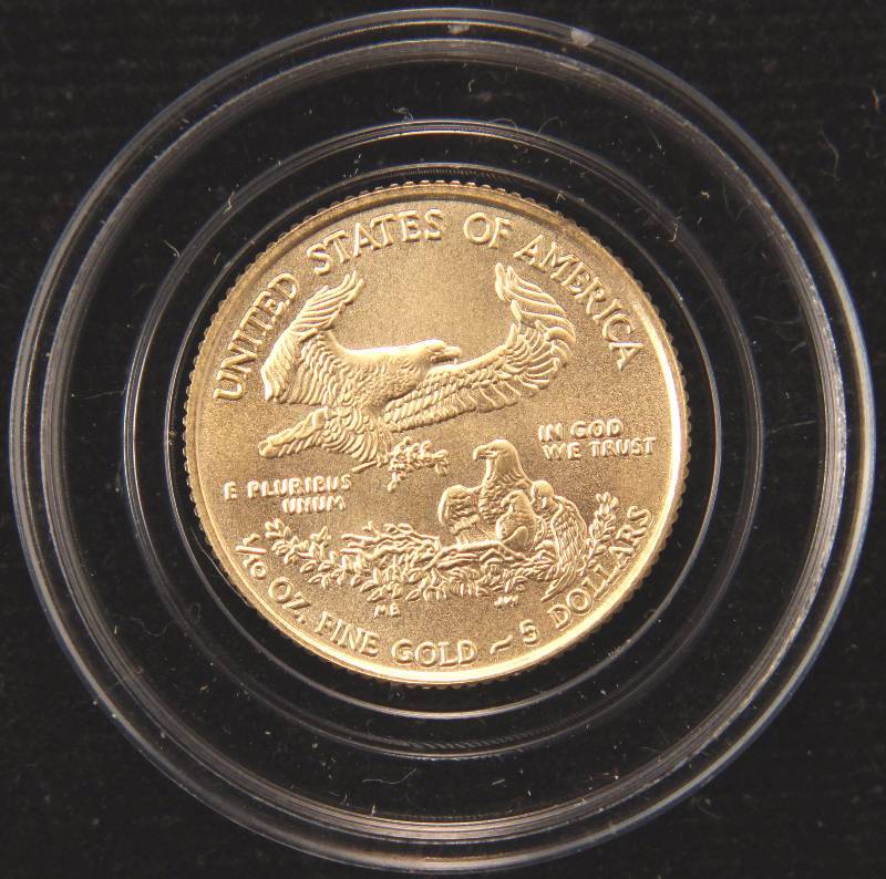 lot 84 image: 110th OZ. .999 FINE GOLD 2016 AMERICAN GOLD EAGLE IN AIRTITE HOLDER