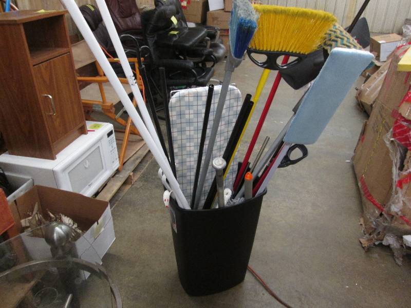 lot 19 image: Assorted Cleaning Tools, Ironing Bo...