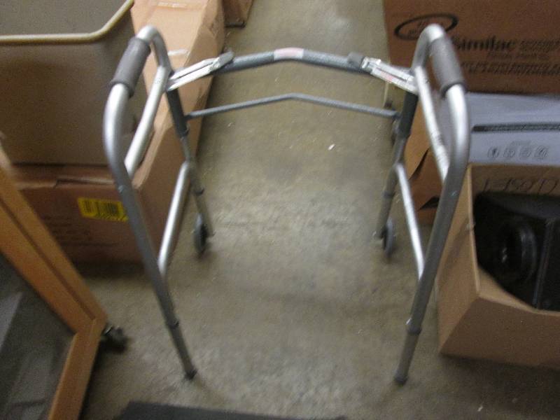 lot 74 image: Foldable Metal Walker...