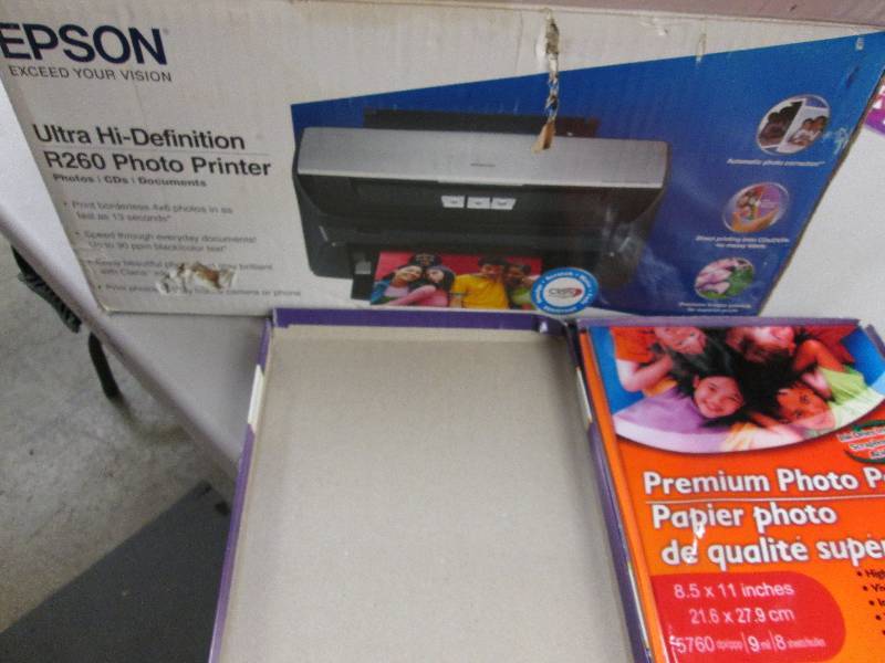 lot 82 image: Epson R260 Photo Printer ...