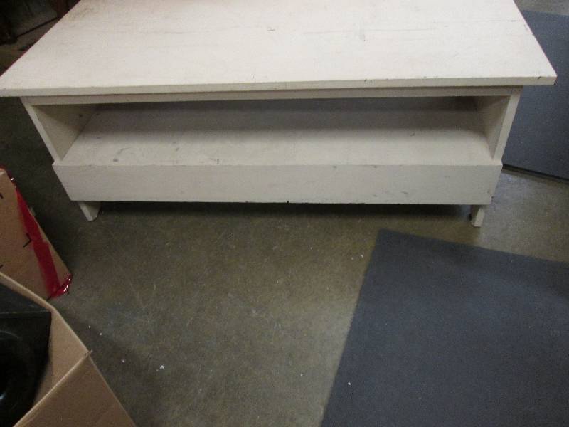 lot 84 image: Painted Coffee Table 48 X 21 inches...