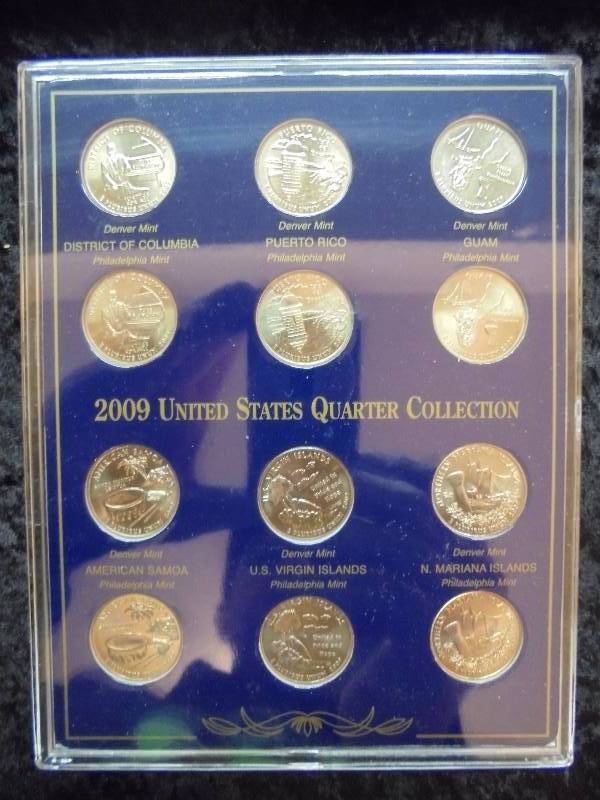 2009 US Quarter Collection in Display