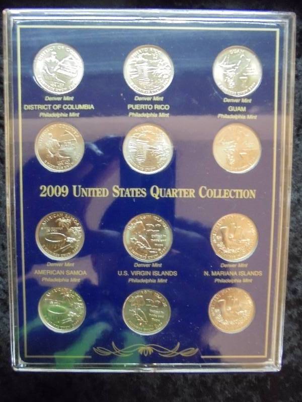 2009 US Quarter Collection in Display
