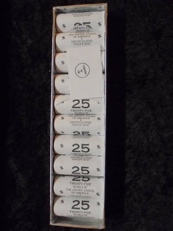 250 US Nickels, Uncirculated, Face Value $12.50