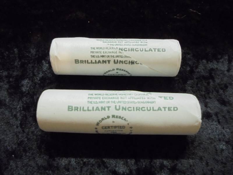 Lot of 2 Rolls Uncirculated Nickels, 2005
