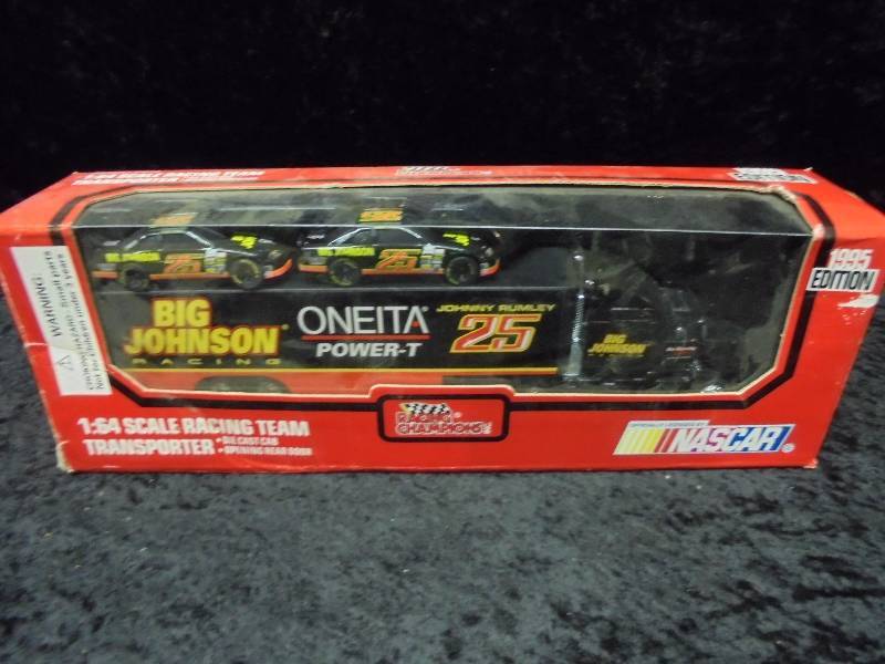 lot 50 image: Racing Champions 164 Race Team Transporter, #25 Big Johnson