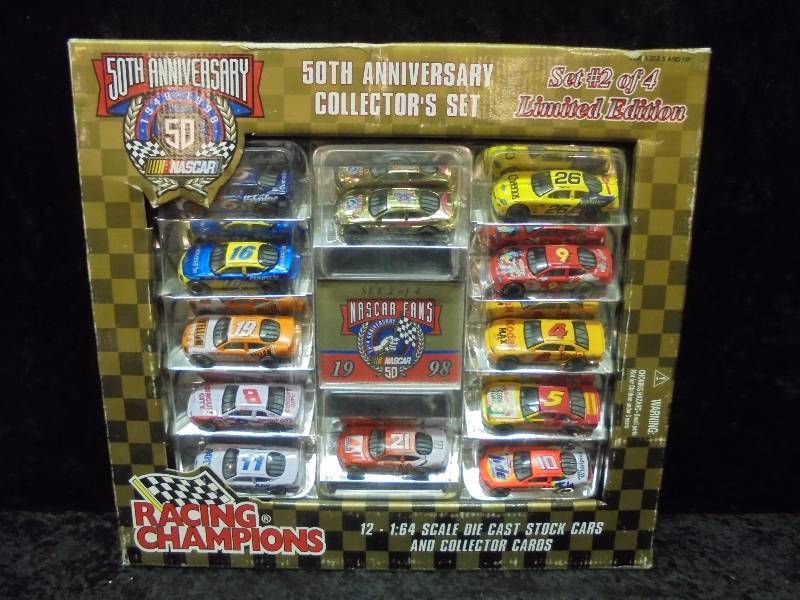 lot 62 image: Racing Champions 164 50th Anniversary Collector Set, Set #2 of 4