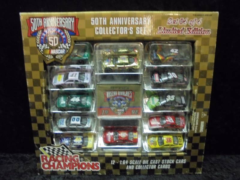 lot 63 image: Racing Champions 164 50th Anniversary Collector Set, Set #4 of 4