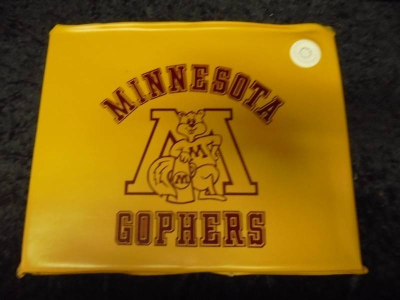 lot 85 image: Lot - U of MN Gophers Inflat-a-matic Cushions
