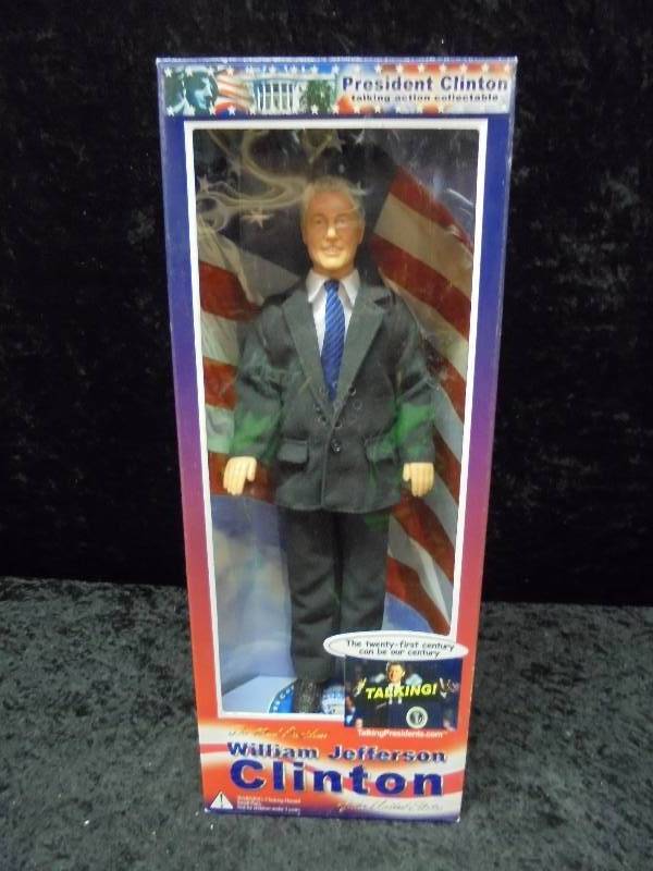 lot 93 image: President Bill Clinton ction Collectible Doll