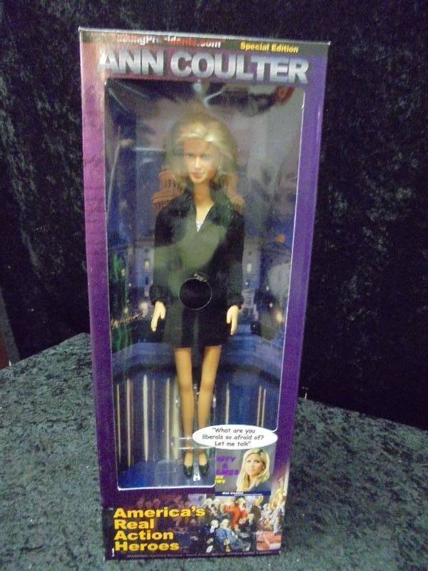 lot 94 image: Ann Coulter Action Collectible Doll