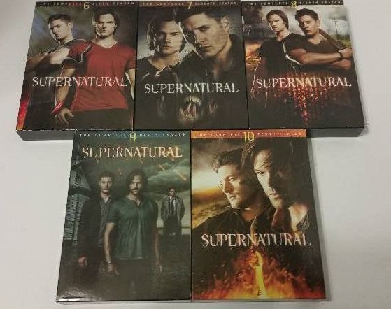 Supernatural Seasons 1-5 on DVD Starring Jensen Ackles and Jared Padalecki