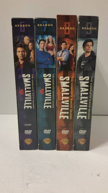 Smallville Seasons 6-9 on DVD Starring Tom Welling