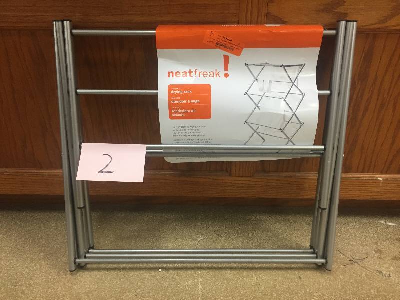 lot 2 image: Neatfreak Compact Drying Rack open box never used , Stock and actual photos used to display item